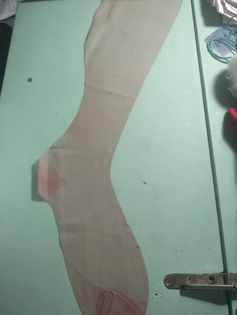 Lane Bryant Adapto Hosiery Ample Top Seamless Pink Sand 11 Long True Vintage